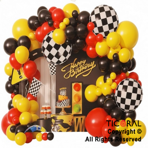 SET DE GLOBOS ARCO XL CARRERAS 100 UNIDADES